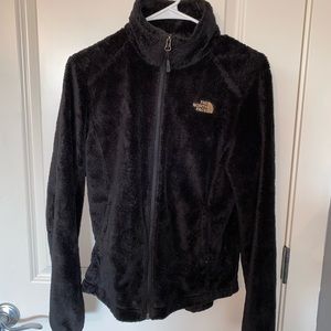 Back North Face Fuzzy Zip Up